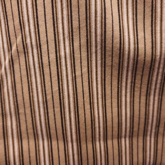 Chico's Cotton Blend Stretch Stripe Crop Pants Chico's 2.5 14-16 - Picture 5 of 5